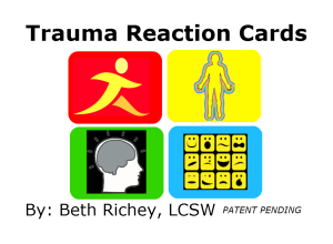 Trauma Reaction Cards Logo